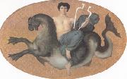 Adolphe William Bouguereau Arion on a Seahorse (mk26) oil on canvas